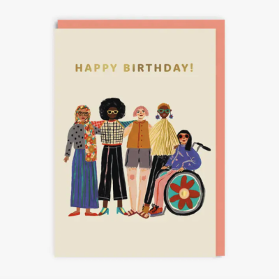 Group of Friends Greeting Card