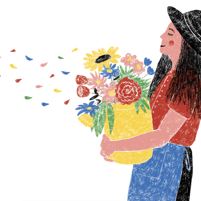 ILUSTRAÇÃO "SINFONIA DA HORTA" BÁRBARA R.