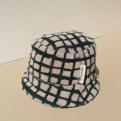 CHAPÉU "BOLD GRID VERDE FLORESTA" TOWEL.STUDIO