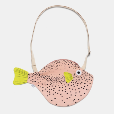 SACO PUFFERFISH PINK PEQUENO DON FISHER