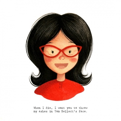 ILUSTRAÇÃO "BOB'S BURGERS - LINDA BELCHER" LITTLE BLACK SPOT