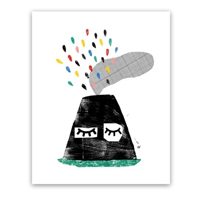 ILUSTRAÇÃO "VULCÃO" BÁRBARA R.