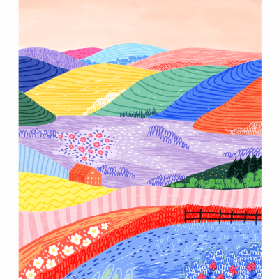 ILUSTRAÇÃO ART PRINT "DOURO" KIKA