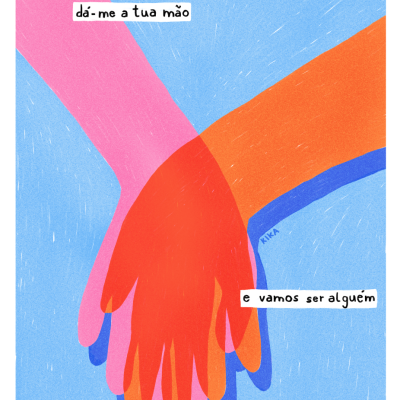 ILUSTRAÇÃO "DÁ-ME A TUA MÃO" KIKA