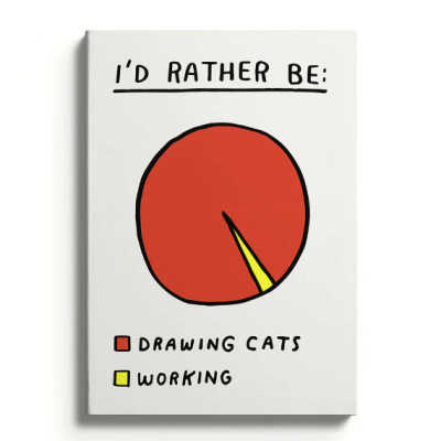 I'D RATHER BE A5 NOTEBOOK OHH DEER
