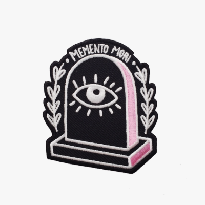PATCH MOMENTO MORI GRAVESTONE COUSINS COLLECTIVE