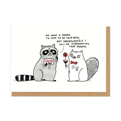 Hibernating Greeting Card