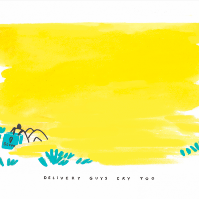 ILUSTRAÇÃO A3 "GLOVO" GABRIELA ARAÚJO