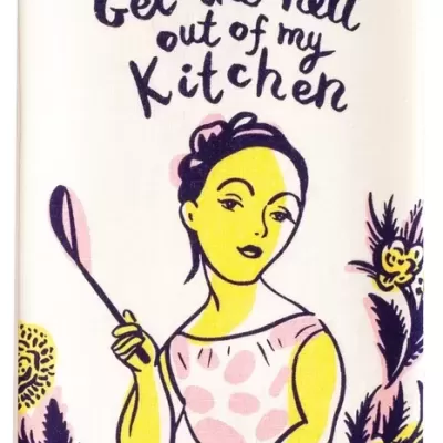 PANO DE COZINHA "GET THE HELL OUT" INCOGNITO