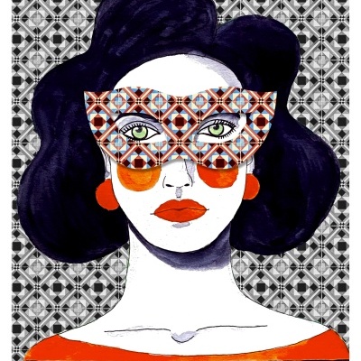 ILUSTRAÇÃO "MASCARADA" JOANA NOBREGA