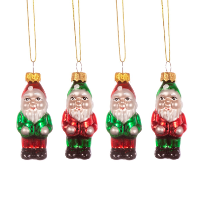 GNOME SHAPED BAUBLE - SET OF 4 SASS BELLE