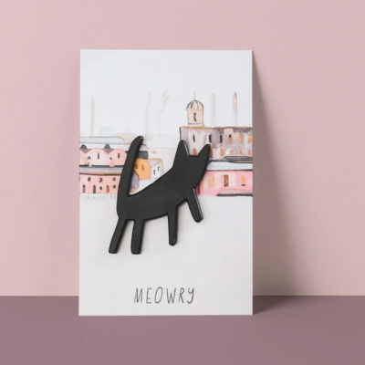 CAT ARTIST PIN MEWORY MATCHSTICK NIASKI