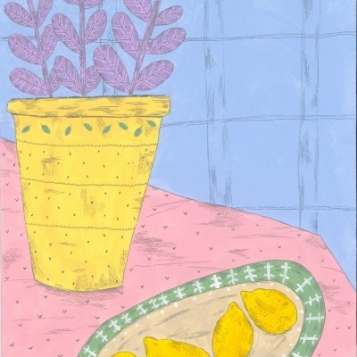 ORIGINAL "STILL LIFE VII" DIANA COSTA