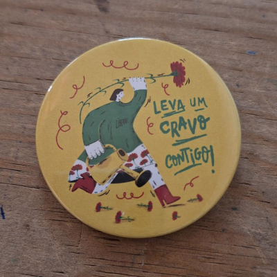 PIN "LEVA UM CRAVO CONTIGO" CRISTINA MOREIRA