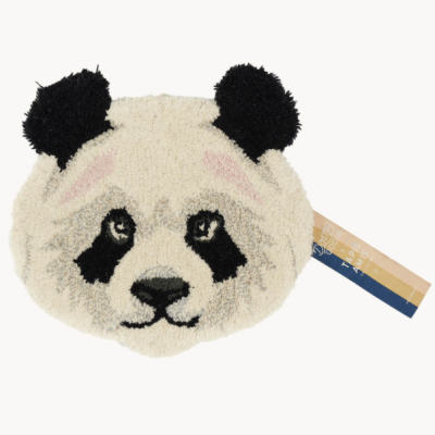 Plumpy Panda Head Rug DOING GOODS