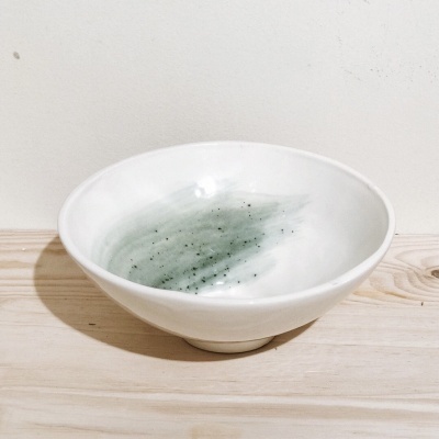 TIGELA PINCELADA GRANDE "VERDE" MANU SOUZA