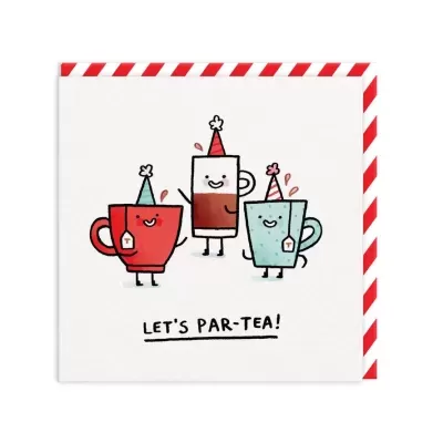 POSTAL "LET'S PARTTEA TOGETHER" OHH DEER