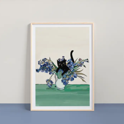 ILUSTRAÇÃO A4 "Vincat's Irises" NIASKI