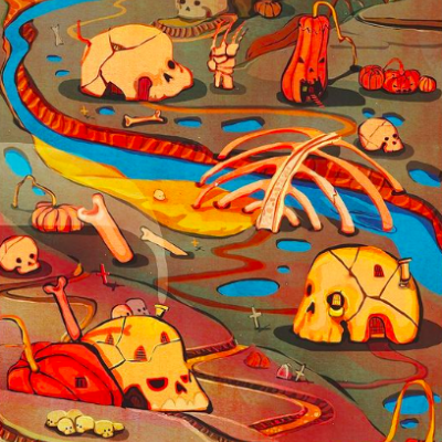 ILUSTRAÇÃO "BECAUSE HALLOWEEN IS AROUND THE CORNER" FRANCISCO FONSECA