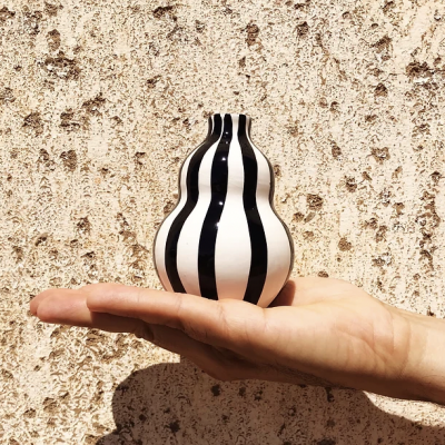 GOURD VASE MINI "VERTICAL STRIPE" CASA CUBISTA