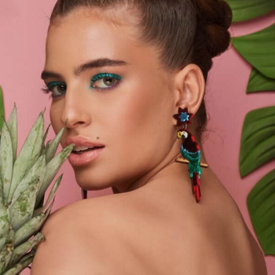 BRINCOS "PAPAGAIO" FUNK DA QUEEN