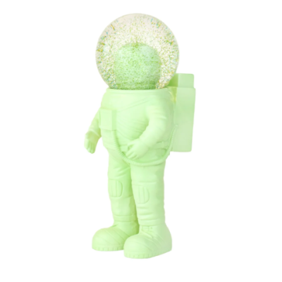 SNOWGLOBE "THE ASTRONAUTS - SMALL - GREEN" DONKEY