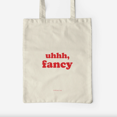 TOTE BAG FANCY NATURAL TYPEALIVE