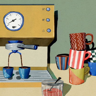 ILUSTRAÇÃO "CAFÉZINHO" EVA HALFERS