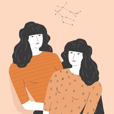 ILUSTRAÇÃO "SIGNO GÉMEOS" BÁRBARA AMARAL