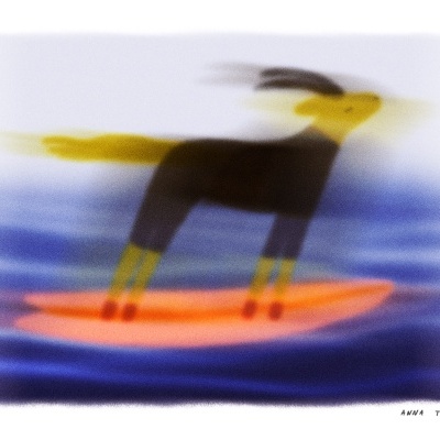 ILUSTRAÇÃO "DREAM SURFING" ANNA TUPOTA