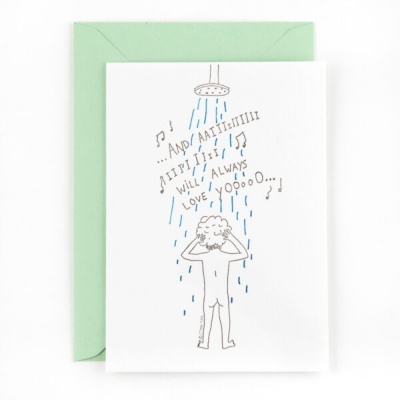 POSTAL "...AND IIII WILL ALWAYS LOVE YOOOOO" STUDIO FLASH