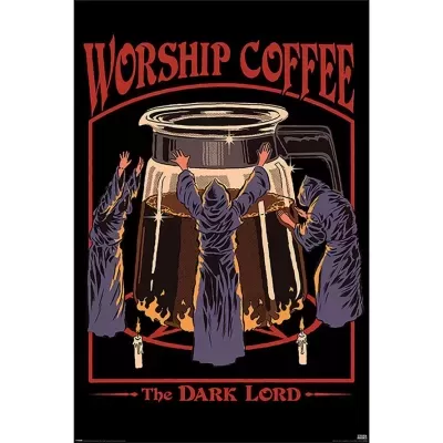 POSTER 61X91,50 "WORSHIP COFFEE" PYRAMID INTERNATIONAL