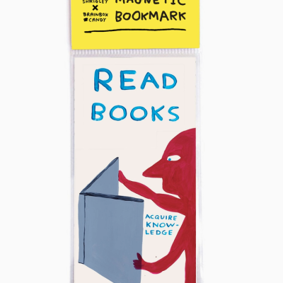 MARCADOR DE LIVRO MAGNÉTICO 'READ BOOKS' DAVID SHRIGLEY