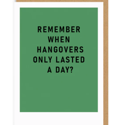POSTAL "Remember Hangovers Lasting a Day" OHH DEER