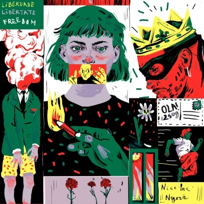 AZULEJO "THE FREEDOMS WE GIVE AWAY" NICOLAE NEGURĂ