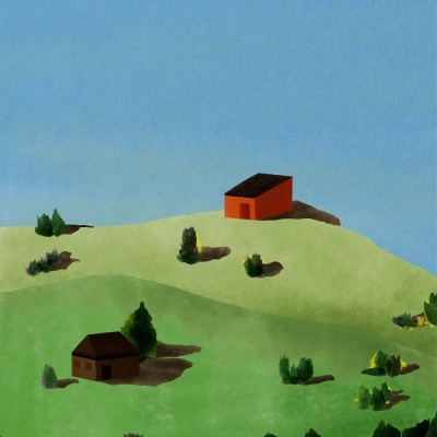 ILUSTRAÇÃO "MOUNTAINS AND NATURE" EVA HALFERS