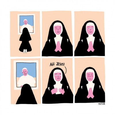 ILUSTRAÇÃO "NUNS COMIC" MATILDE HORTA