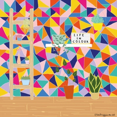 ILUSTRAÇÃO " LIFE IN COLOUR" BEATRIZ RAINHA