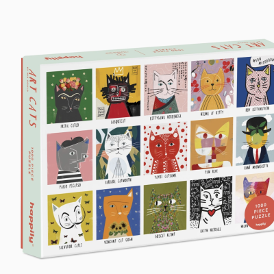 PUZZLE 1000 PEÇAS "ART CATS" BOOKSPEED