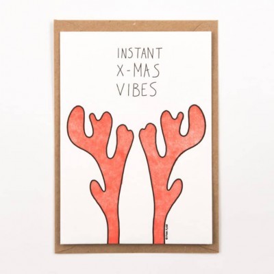 POSTAL "REINDEER INSTANT X-MAS VIBES" STUDIO FLASH