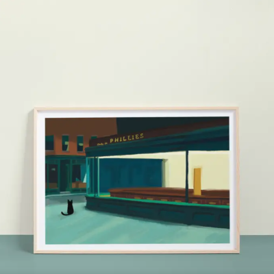 ILUSTRAÇÃO A4 "Hoppurr Night" NIASKI