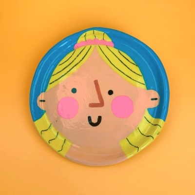 PRATO EM ARGILA "TEODORA" CATPIVARA