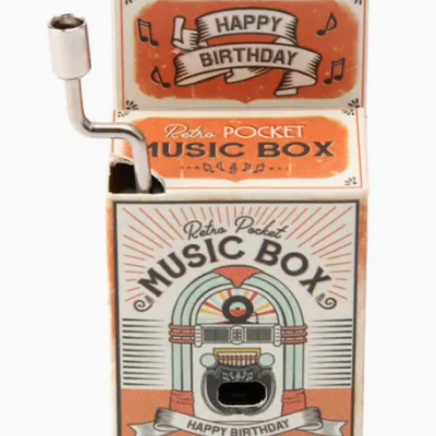 CAIXA DE MÚSICA "HAPPY BIRTHDAY TO YOU" CGB GIFTWARE