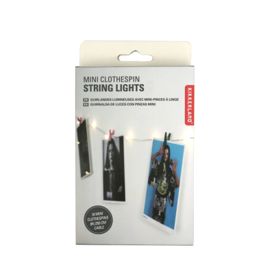 MINI CLOTHESPIN STRING LIGTHS KIKKERLAND