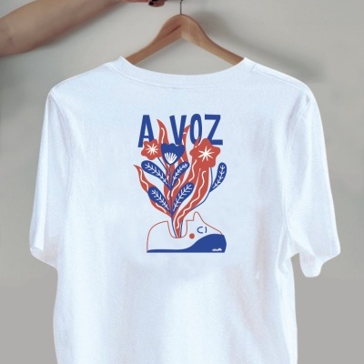 T-SHIRT "FLORAL" CRISTINA MOREIRA