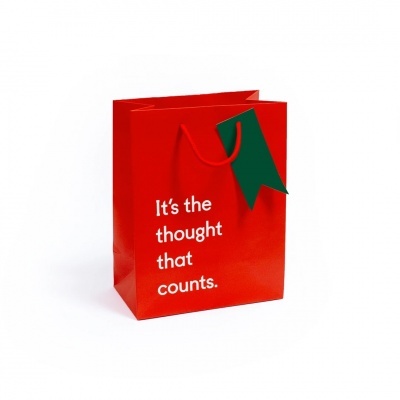 Christmas - It's The Thought that Counts Gift Bag