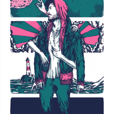 RISOGRAFIA "THINKING OF A PLACE" NICOLAE NEGURA