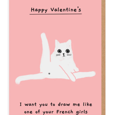 I WANT YOU TO DRAW ME LIKE ONE OF YOUR FRENCH GIRLS GREETING CARD OHH DEER