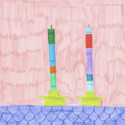 ORIGINAL "CANDLES" KIKA COM MOLDURA