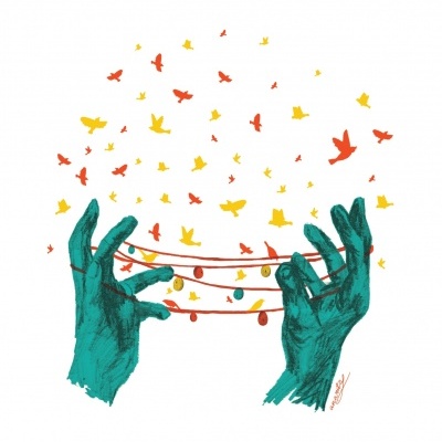 ILUSTRAÇÃO "ENTRELAÇADO" ANA RITA ROBALO